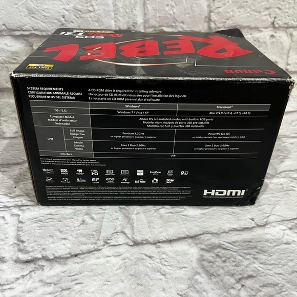 Canon EOS Digital Rebel T2i Digital w/18-55mm IS II Lens kit used camera - Picture 16 of 16